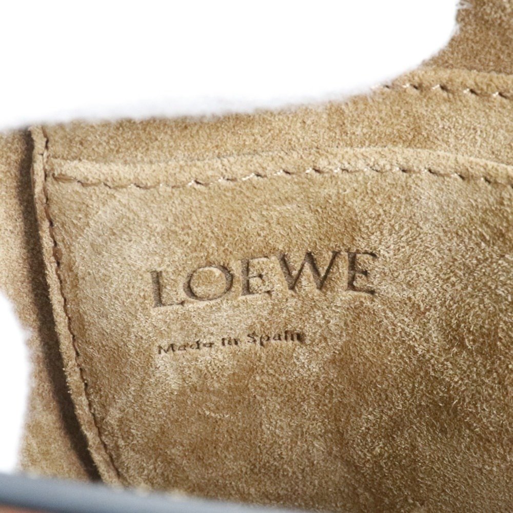 LOEWE Gate Bum Body Bag Waist 321.54.Z58 Calf Brown Ladies - Picture 7 of 10